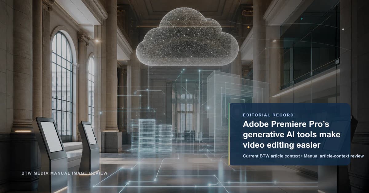Adobe Premiere Pro の生成 AI ツールで動画編集がより簡単に