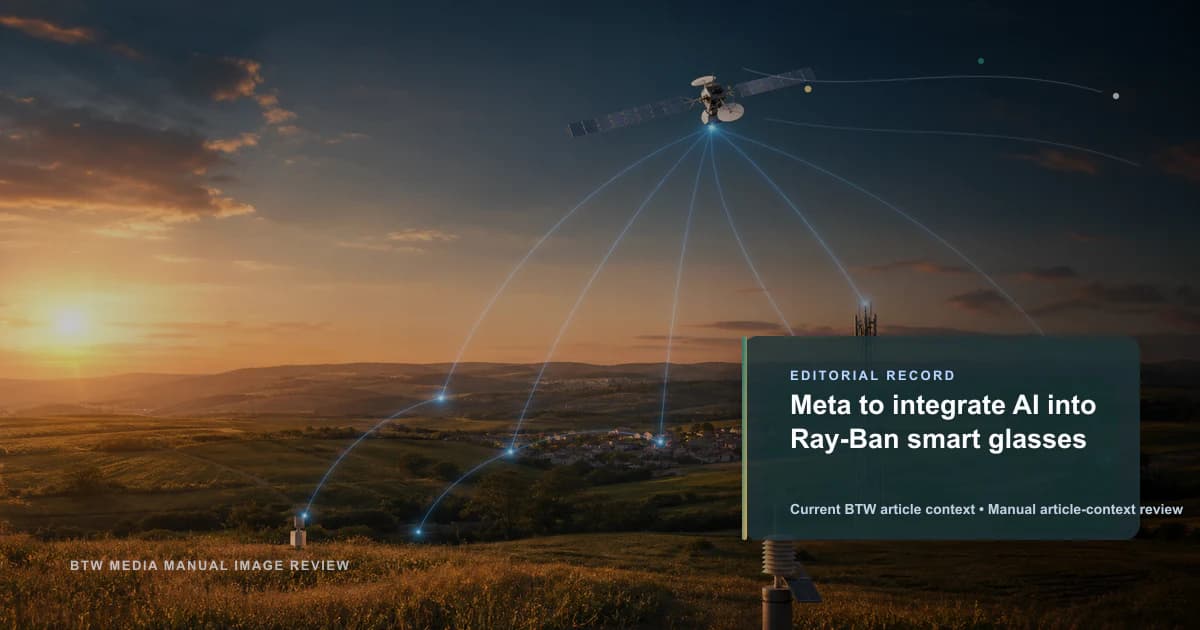 Meta to integrate AI into Ray-Ban smart glasses reviewed editorial briefing visual