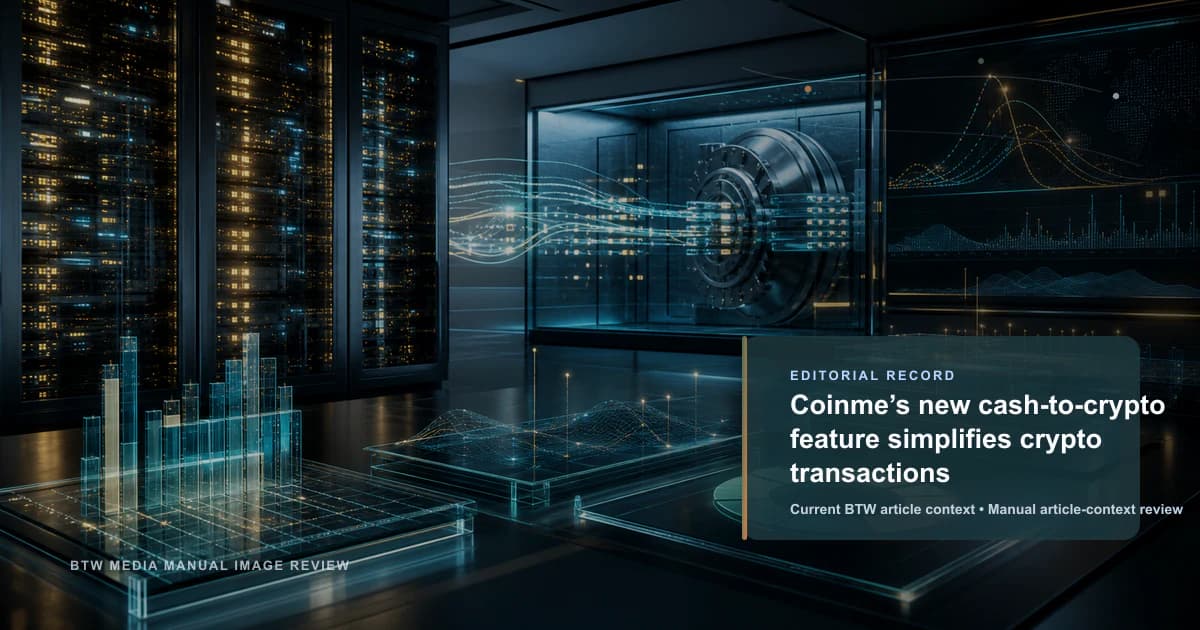 La nueva función de efectivo a cripto de Coinme simplifica las transacciones de criptomonedas