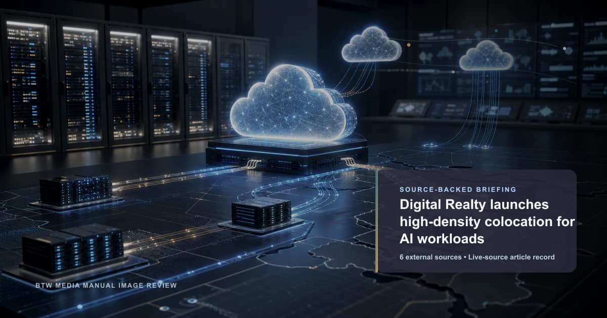 Digital Realty 推出面向 AI 工作负载的高密度托管服务