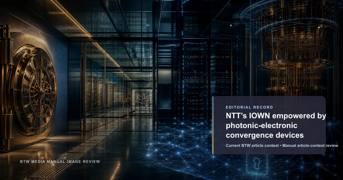 NTT : l'IOWN porté par la convergence photonique-électronique