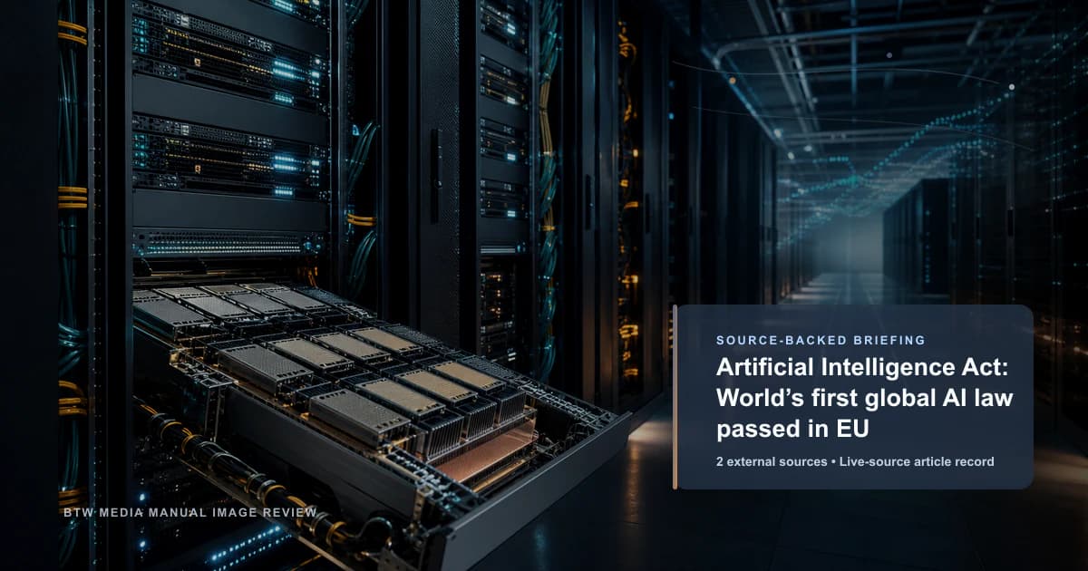 Ley de Inteligencia Artificial: la primera ley mundial de IA aprobada en la UE