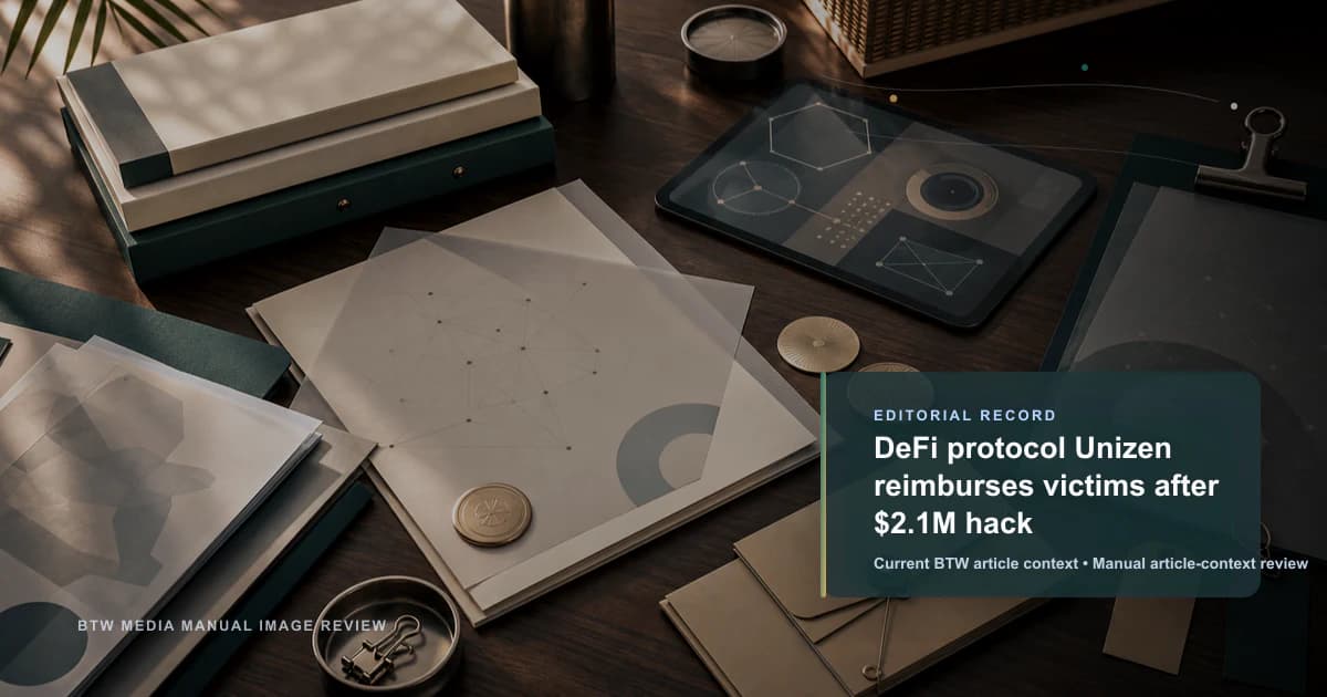 Protocolo DeFi Unizen reembolsa a víctimas tras hackeo de $2.1M