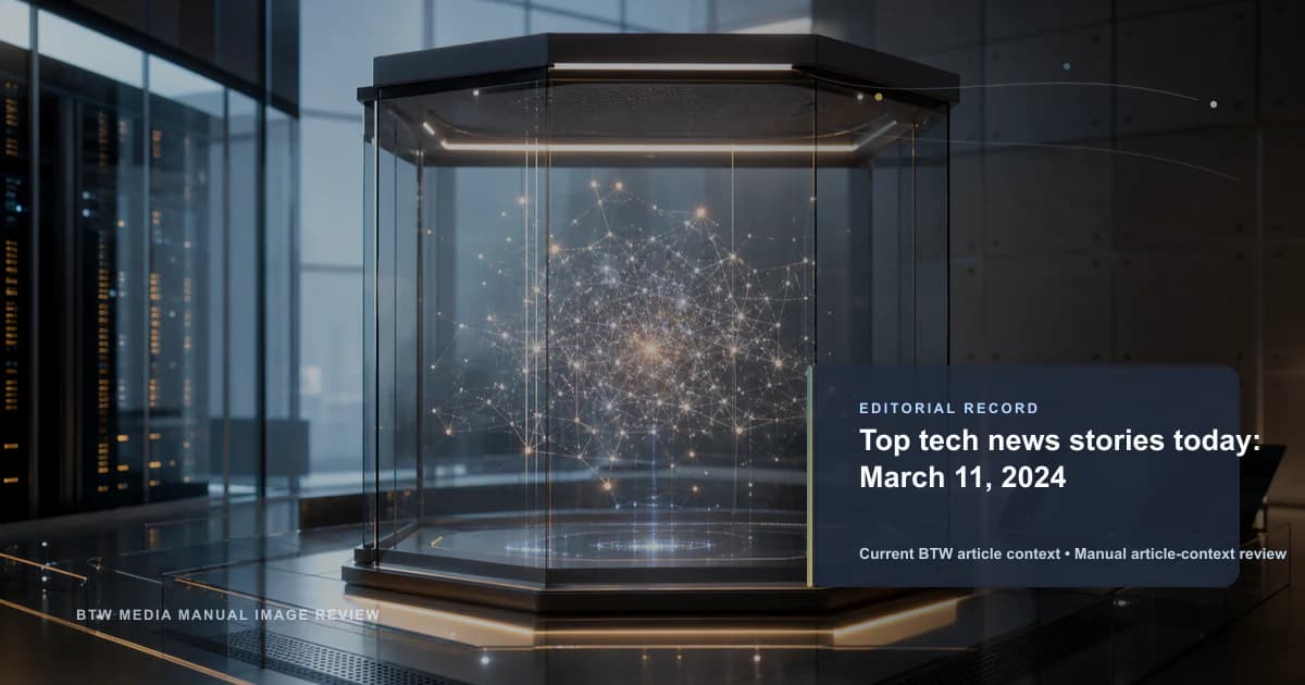 Principales noticias de tecnología hoy: 11 de marzo de 2024