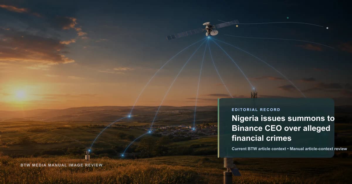 Nigeria emite una citación al CEO de Binance por presuntos delitos financieros