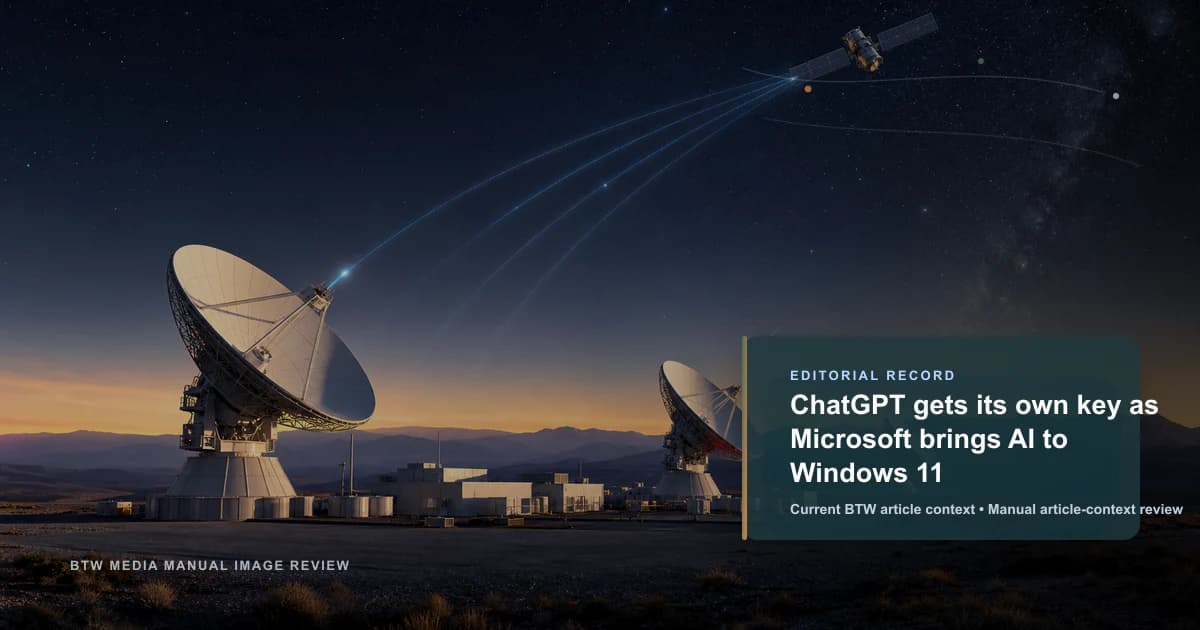ChatGPT obtiene su propia tecla con la IA de Windows 11