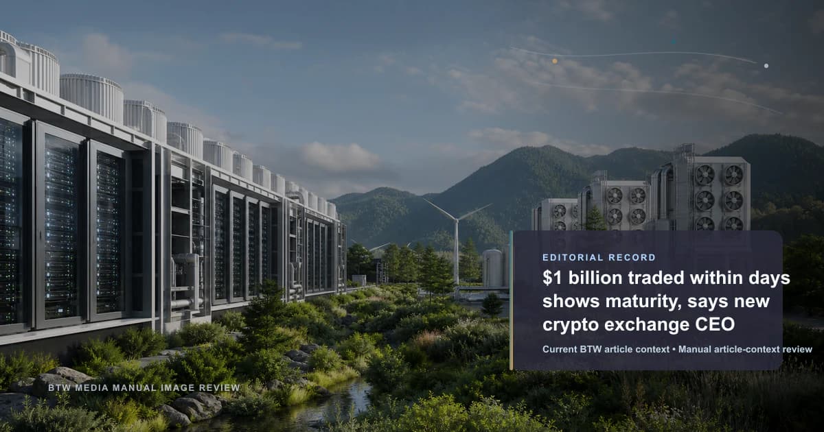 Mil millones de dólares negociados en días muestran madurez, dice el CEO de un nuevo exchange de criptomonedas