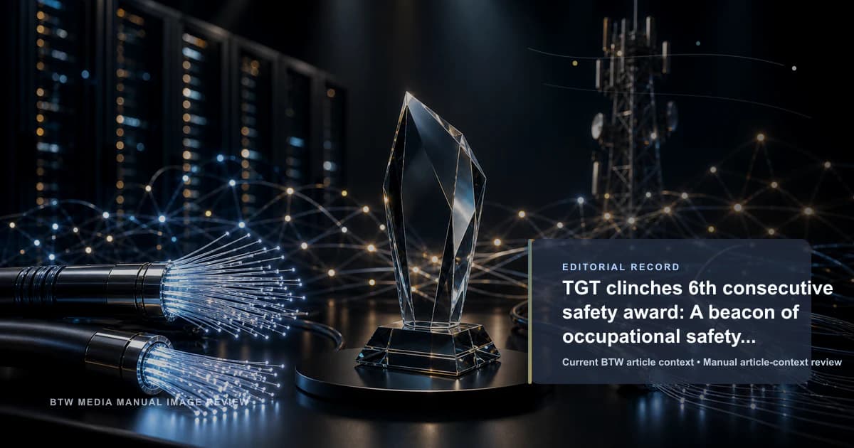 TGT remporte le 6e prix consécutif de sécurité : un modèle d'excellence en sécurité au travail
