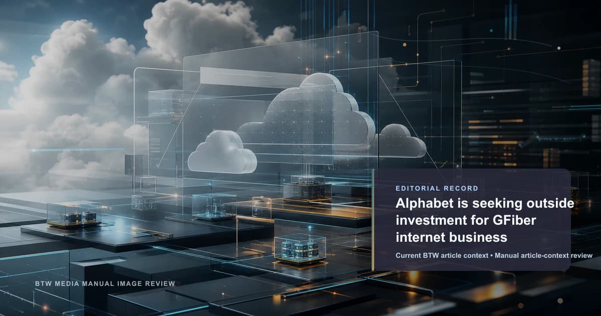 Alphabet busca inversión externa para el negocio de internet de GFiber