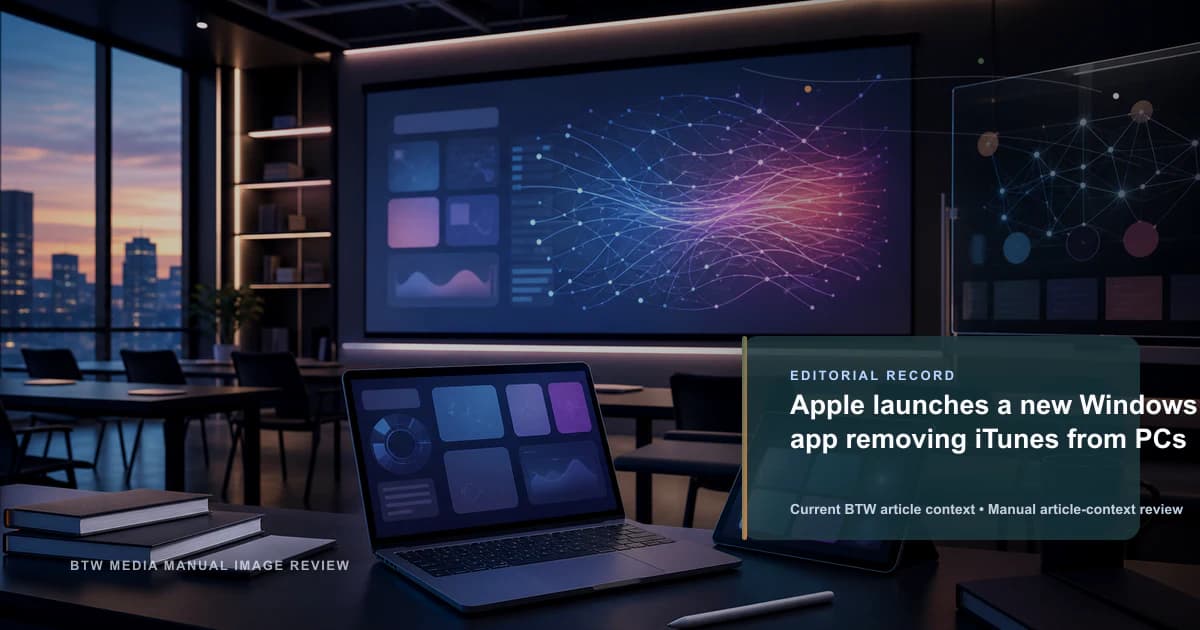 Apple launches a new Windows app removing iTunes from PCs reviewed editorial briefing visual