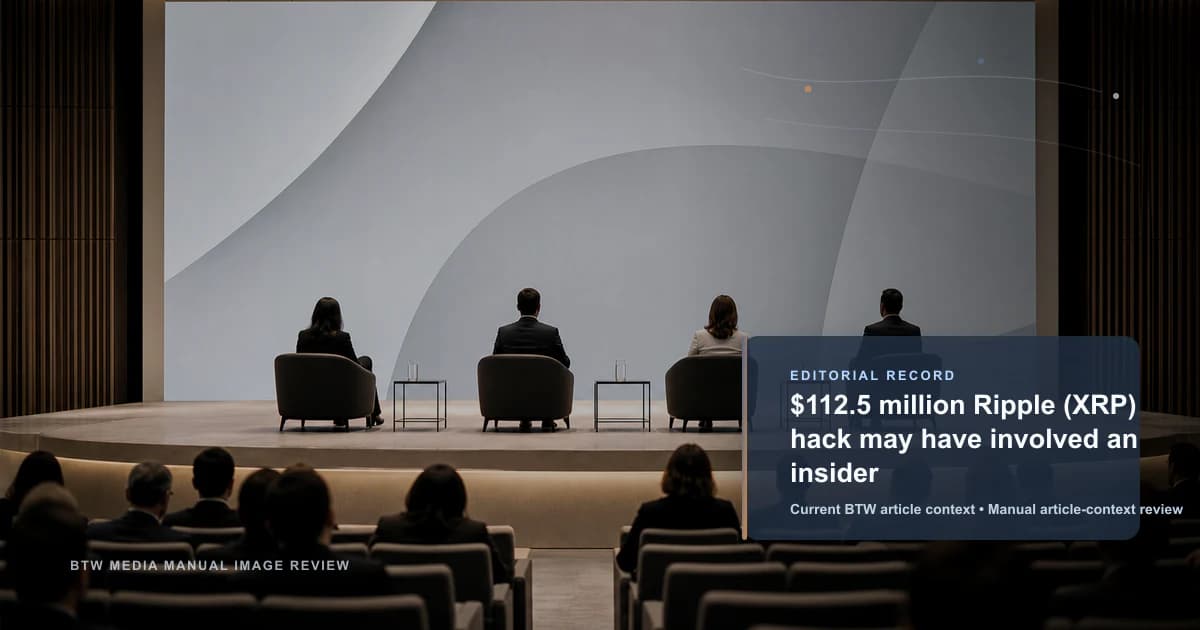 El hackeo de $112,5 millones de Ripple (XRP) podría haber involucrado a un insider
