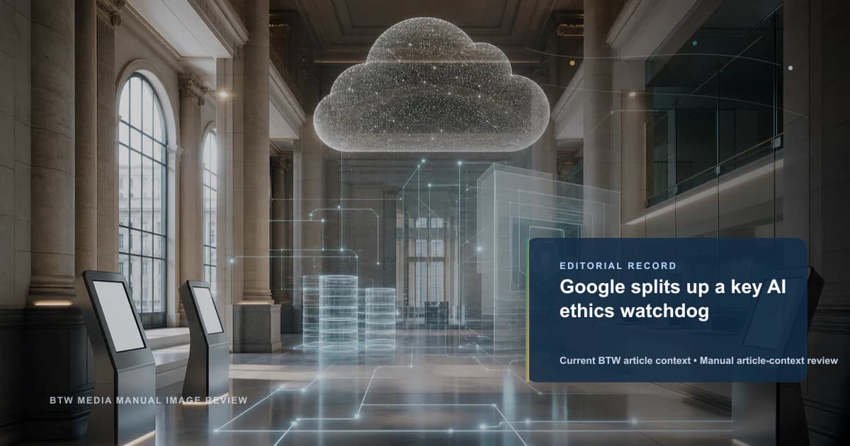 Google divide un importante organismo de control ético de la IA