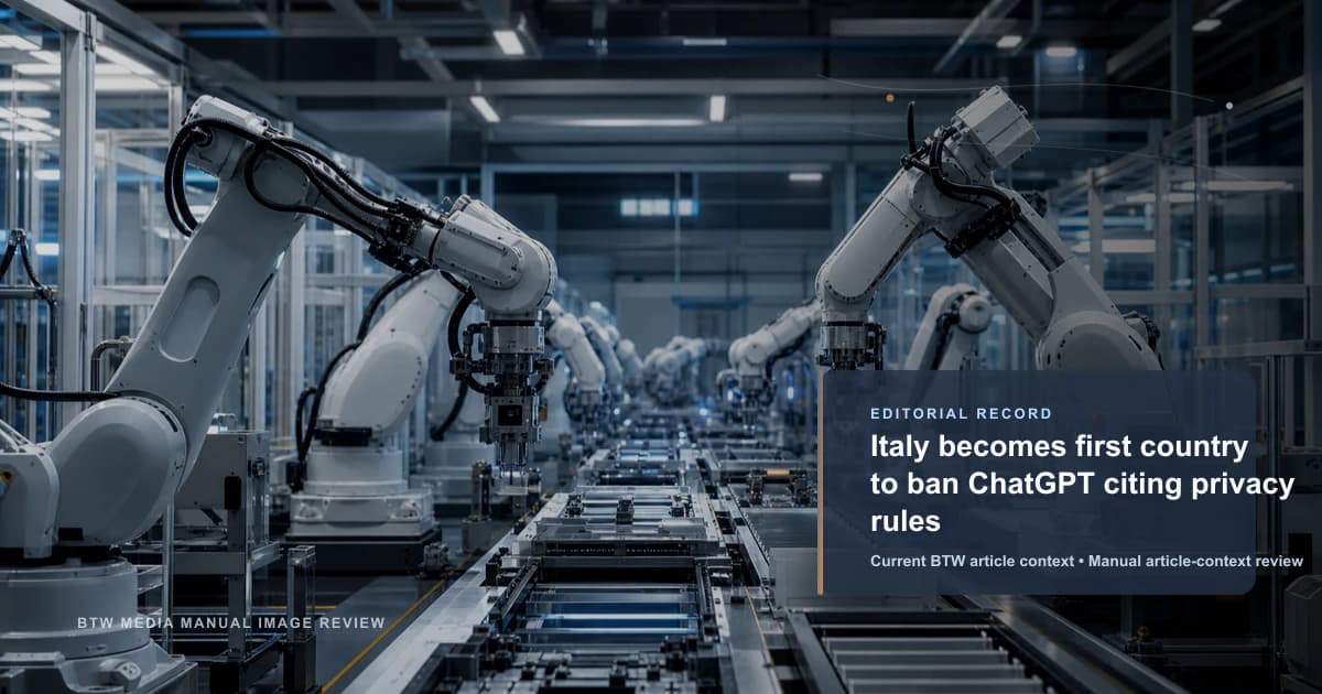 Italia se convierte en el primer país en prohibir ChatGPT citando normas de privacidad