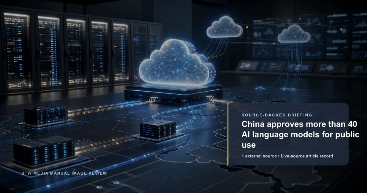 China aprueba más de 40 modelos de lenguaje de IA para uso público