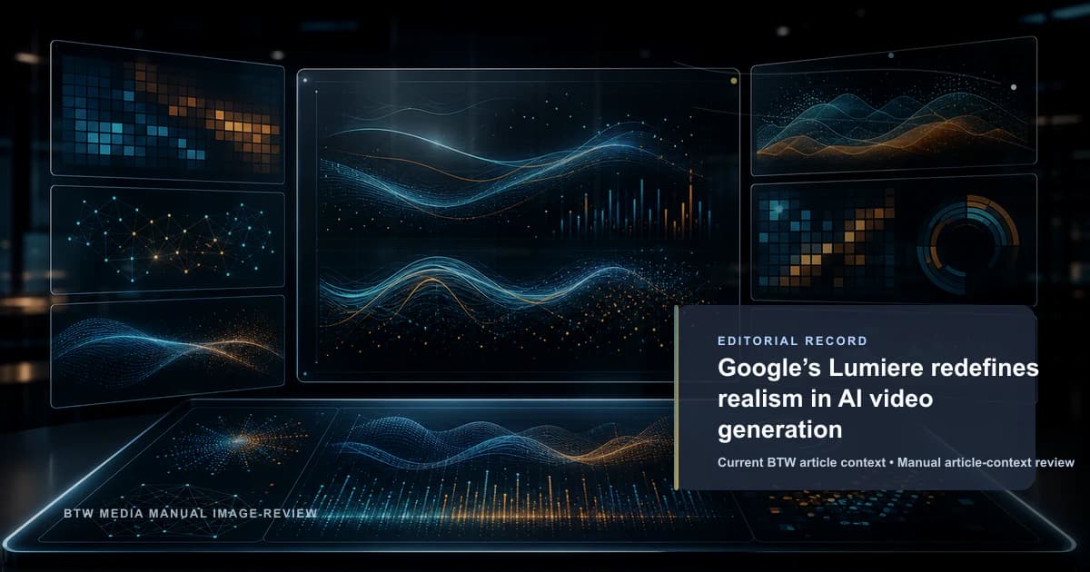 Google’s Lumiere redefines realism in AI video generation reviewed editorial briefing visual