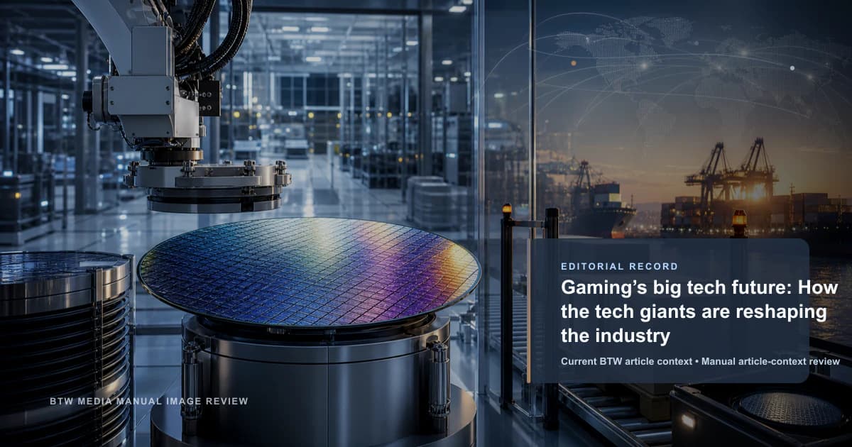 Gaming’s big tech future: How the tech giants are reshaping the industry reviewed editorial briefing visual