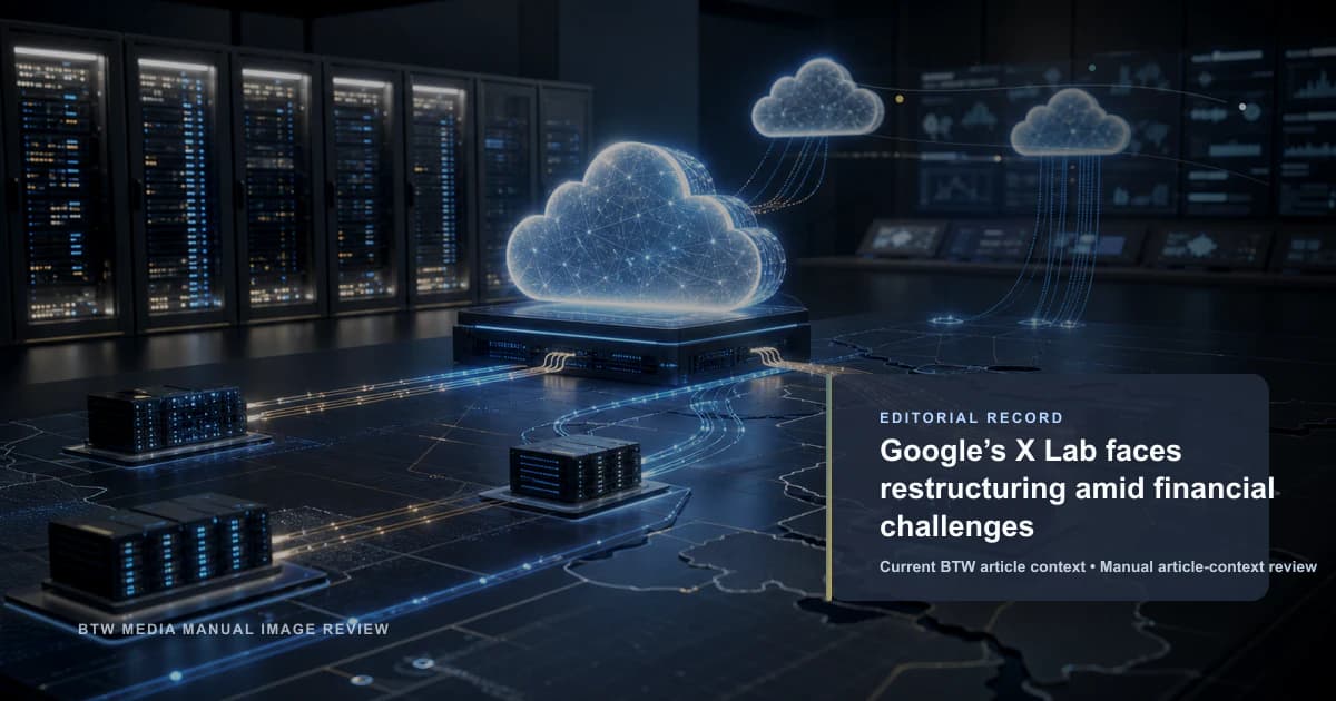 El laboratorio X de Google enfrenta una reestructuración en medio de desafíos financieros