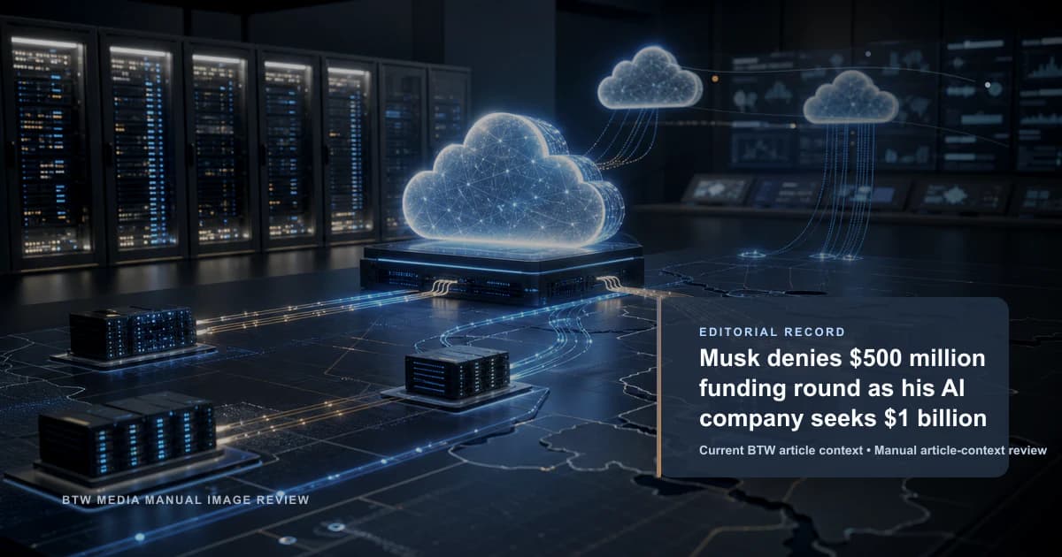Musk niega ronda de financiación de $500 millones mientras su compañía de IA busca $1.000 millones