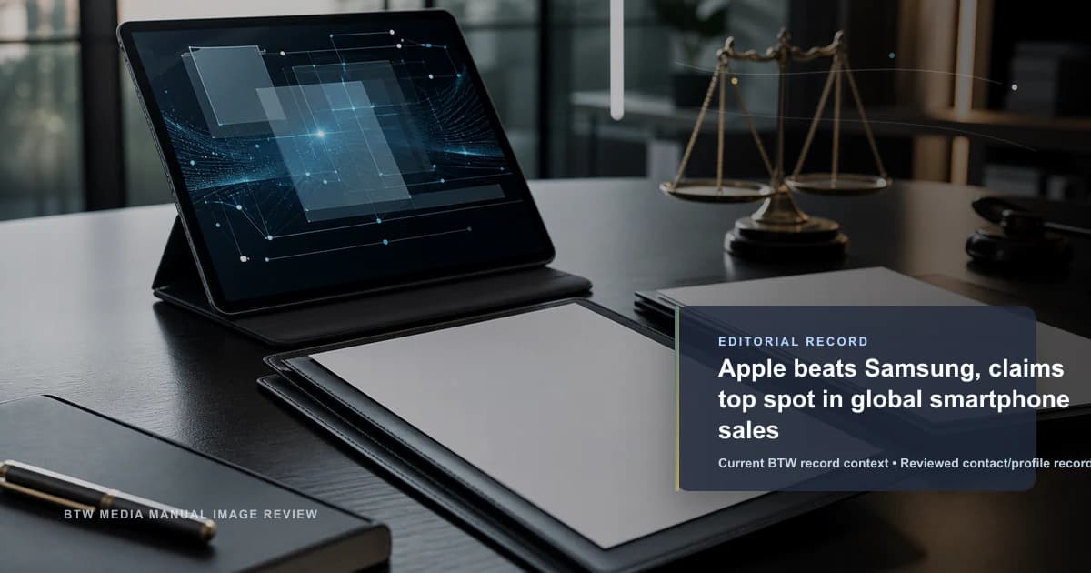 Apple beats Samsung, claims top spot in global smartphone sales