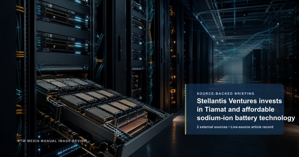 Stellantis Ventures invierte en Tiamat y en tecnología asequible de baterías de iones de sodio