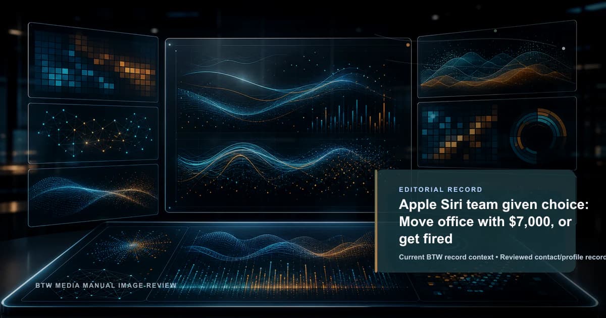 Equipo Siri de Apple: mudanza con $7,000 o despido