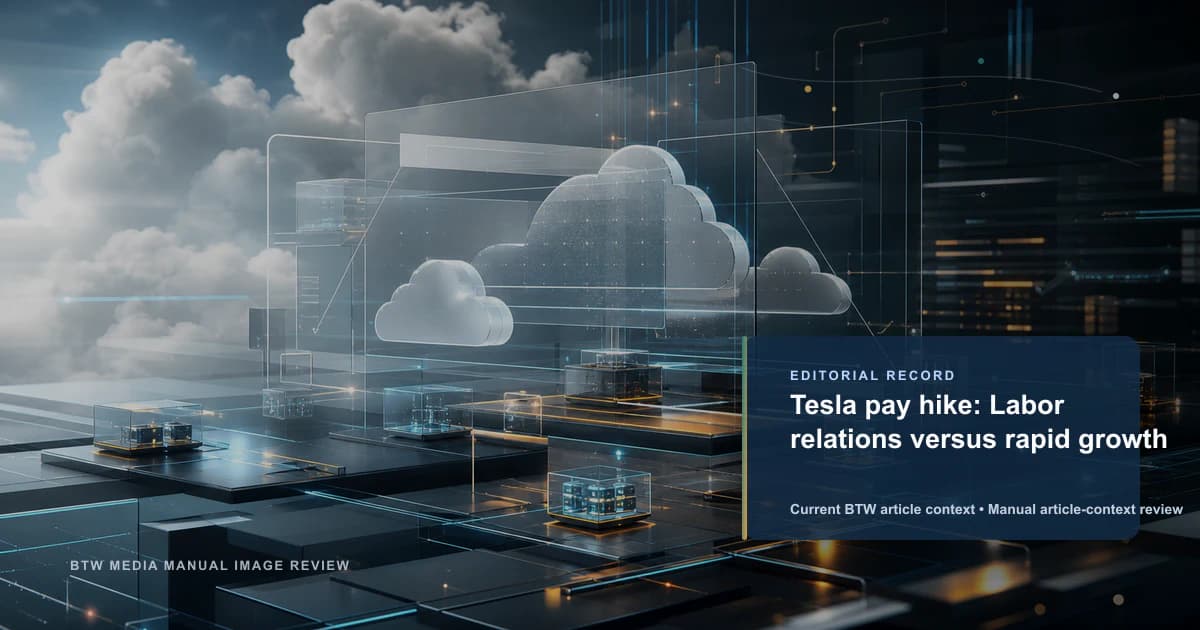 Tesla pay hike: Labor relations versus rapid growth reviewed editorial briefing visual