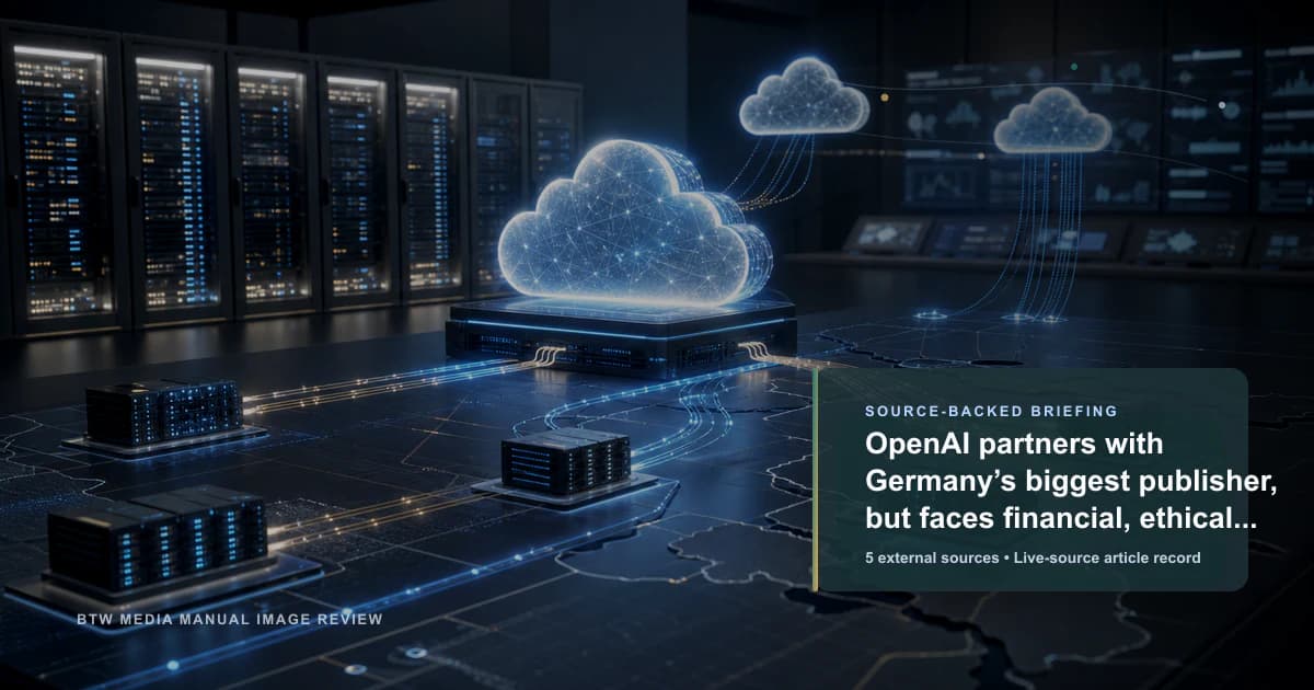 OpenAI 与德国最大出版商合作,但面临财务、伦理和文化挑战