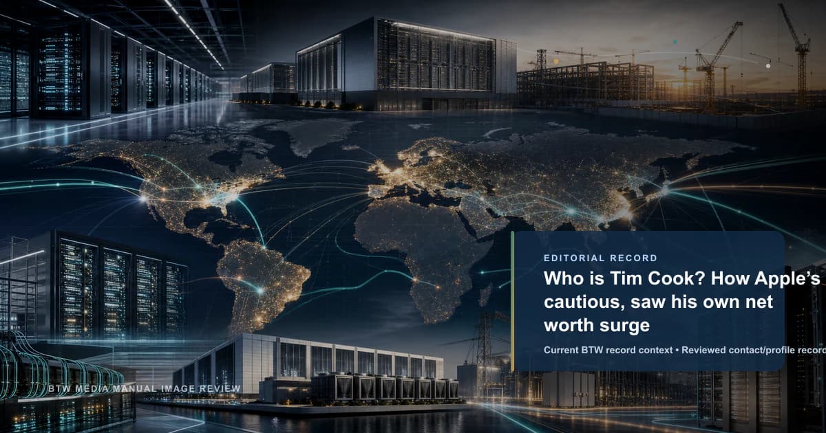 Who is Tim Cook? How Apple’s cautious, saw his own net worth surge reviewed editorial briefing visual