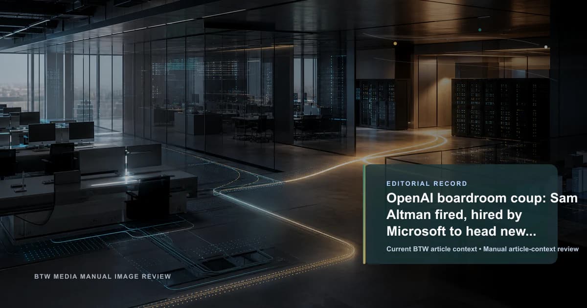 OpenAI boardroom coup: Sam Altman fired, hired by Microsoft to head new advanced AI research unit
