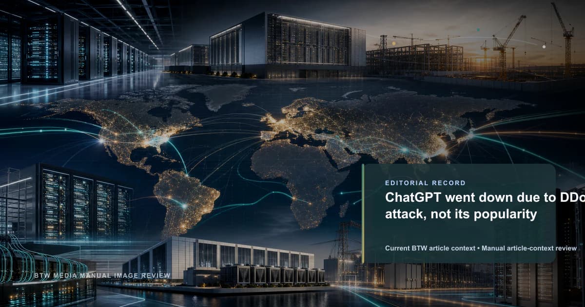 ChatGPT fora do ar devido a um ataque DDoS, não por sua popularidade
