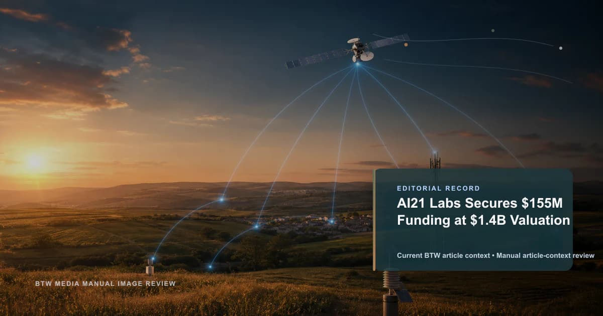 AI21 Labs Secures $155M Funding at $1.4B Valuation reviewed editorial briefing visual