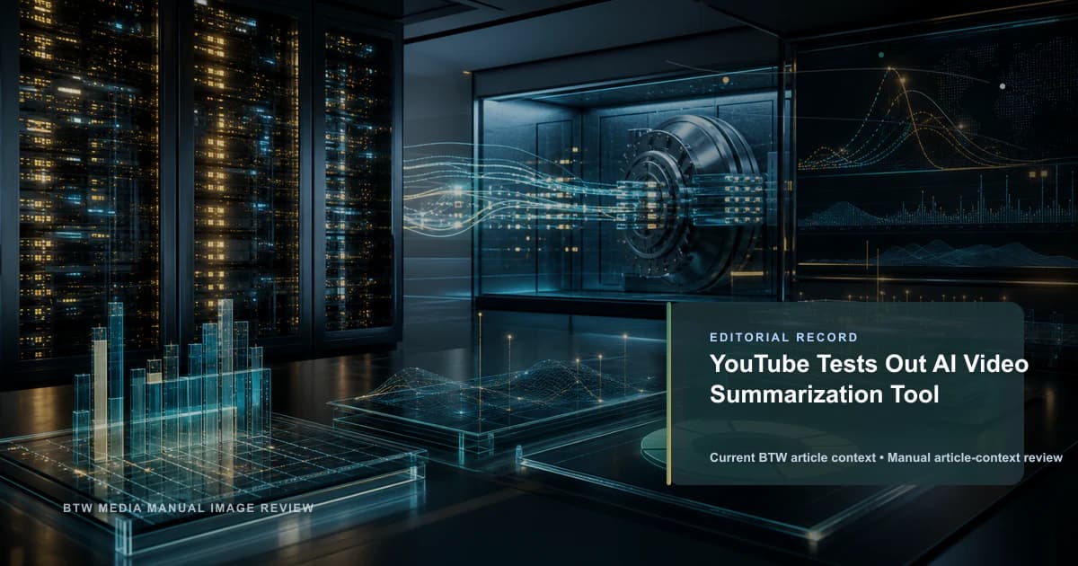 YouTube Tests Out AI Video Summarization Tool