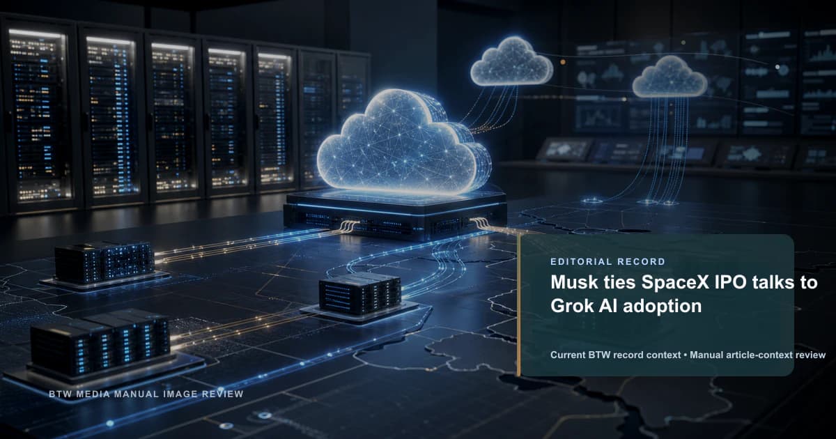 Musk lie l'IPO de SpaceX à l'adoption de Grok AI