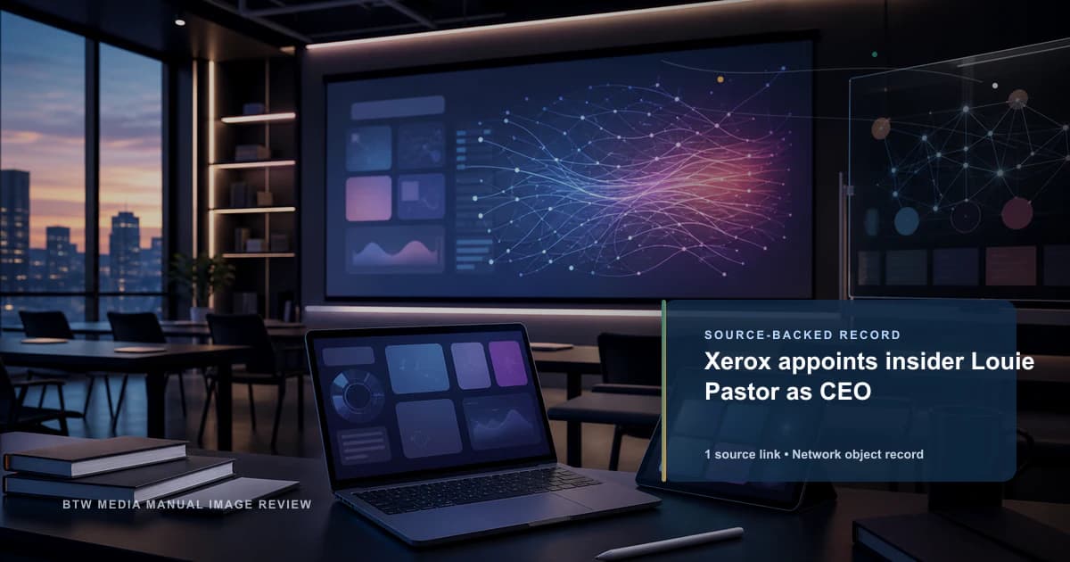 Xerox nomme Louie Pastor, un initié, PDG