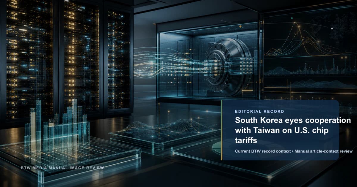 Corea del Sur considera cooperación con Taiwán en aranceles de chips de EE. UU.