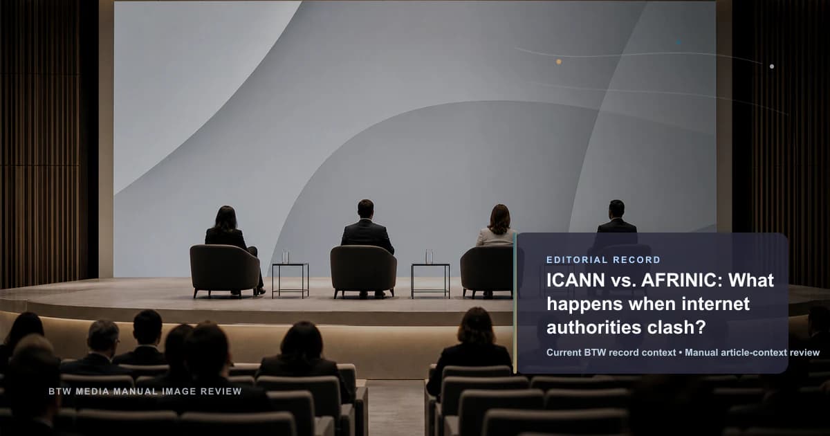 ICANN 与 AFRINIC:当互联网管理机构冲突时,会发生什么?