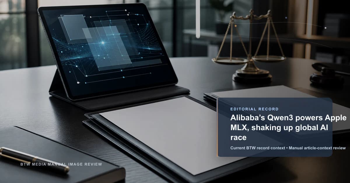 Los Qwen3 de Alibaba impulsan Apple MLX, sacudiendo la carrera global de IA