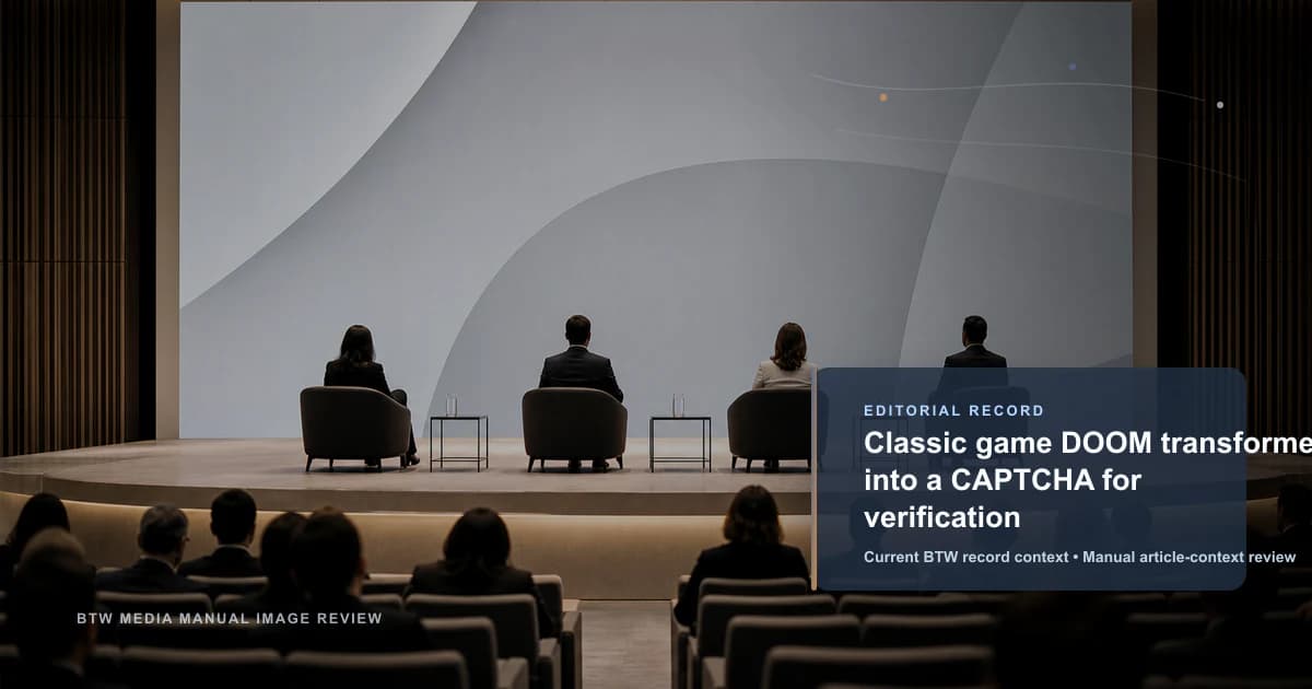 Le jeu classique DOOM transformé en CAPTCHA de vérification