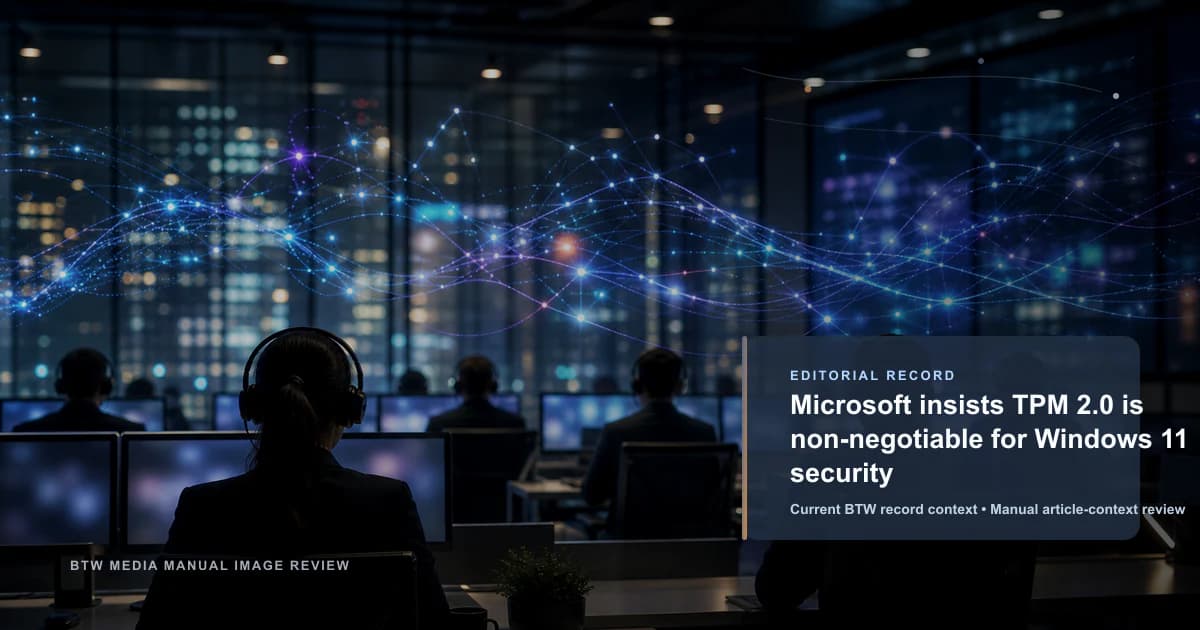 Microsoft insiste : le TPM 2.0 est obligatoire pour la sécurité de Windows 11