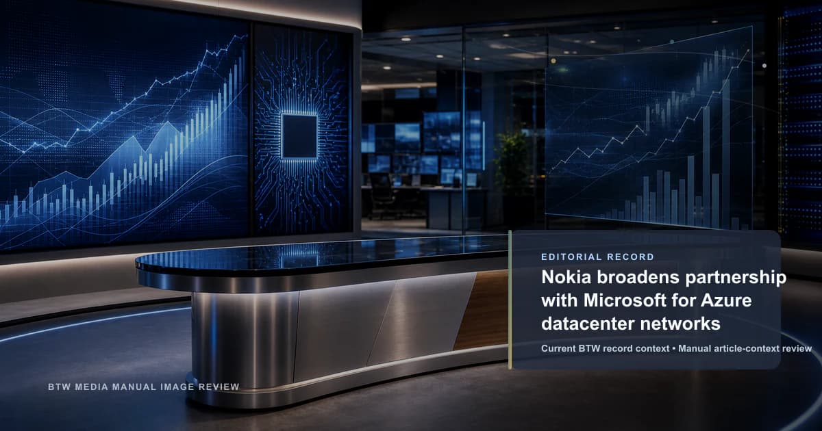 Nokia amplía su colaboración con Microsoft para las redes de centros de datos de Azure