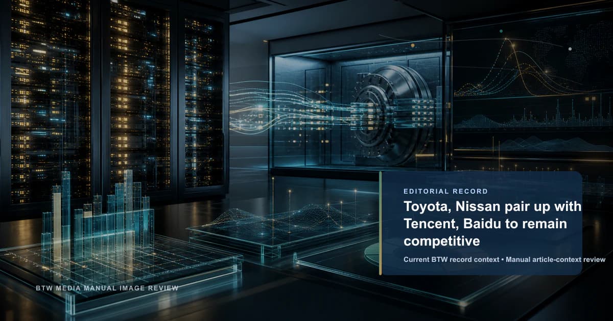 Toyota y Nissan se alían con Tencent y Baidu para competir