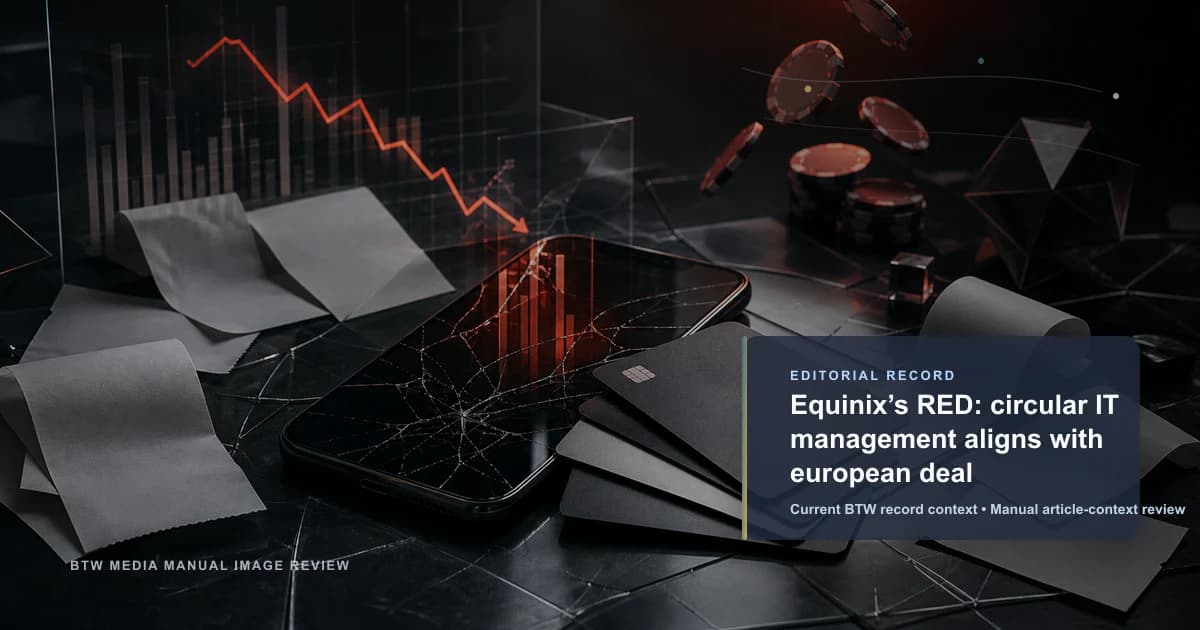 Equinix RED:循環型 IT 資産管理と欧州グリーンディール