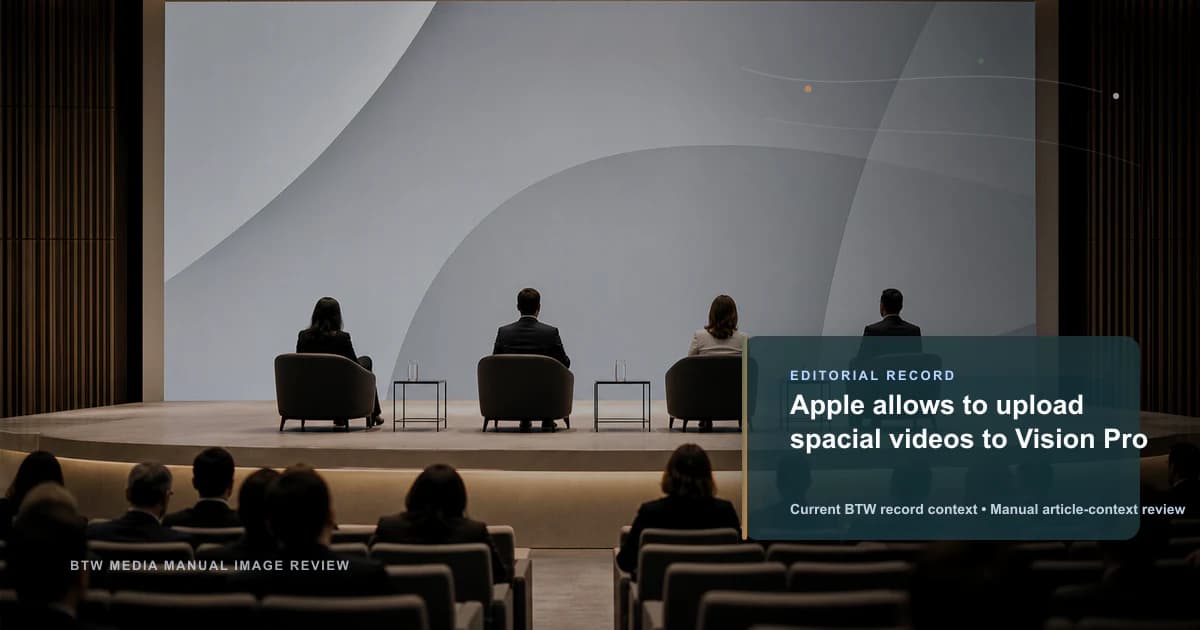Apple、Vision Pro への空間ビデオアップロードを許可