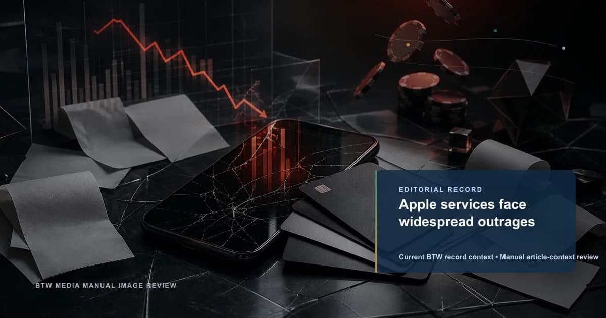 Apple services face widespread outrages reviewed editorial briefing visual