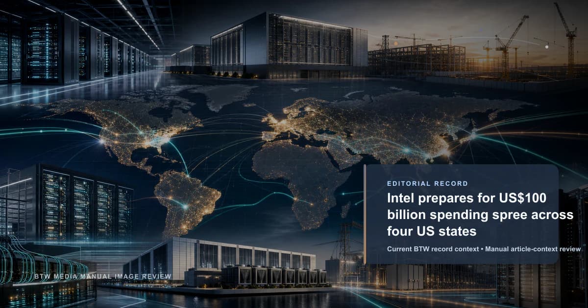 Intel 准备在美国四州斥资 1000 亿美元建厂扩产