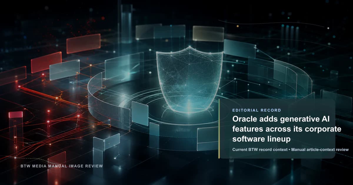 Oracle añade funciones de IA generativa en su línea de software corporativo