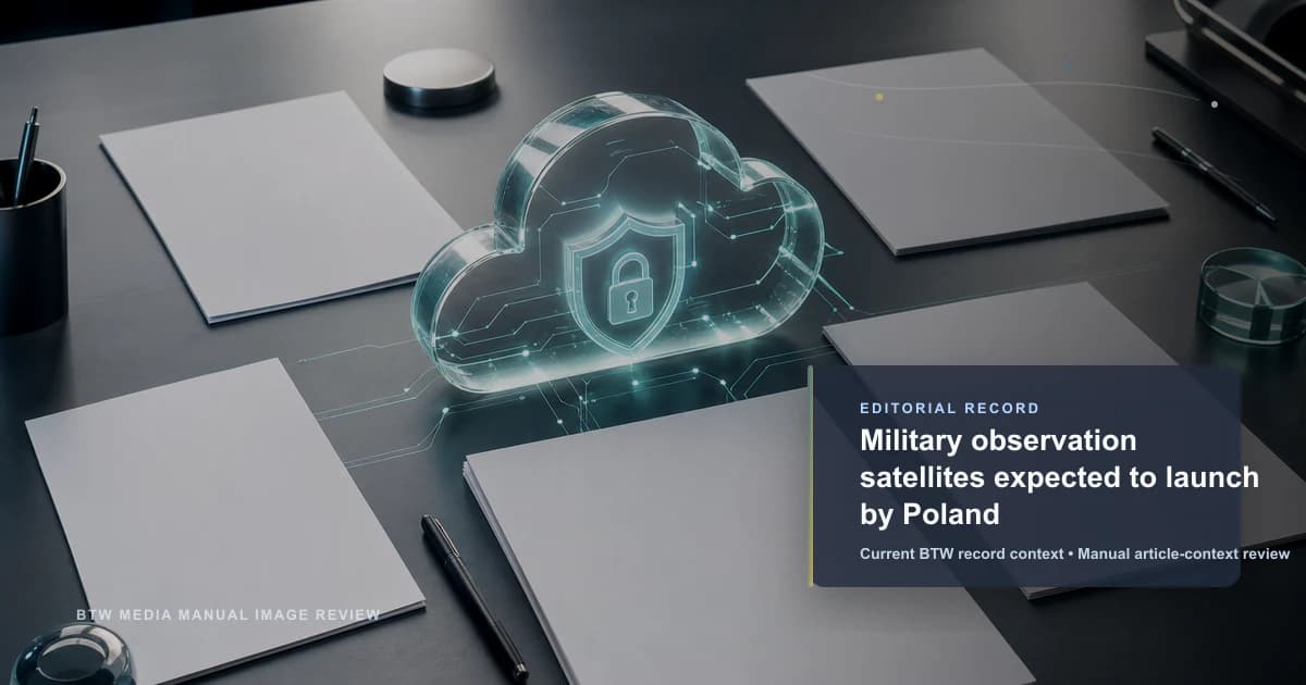 Des satellites d'observation militaire devraient être lancés par la Pologne