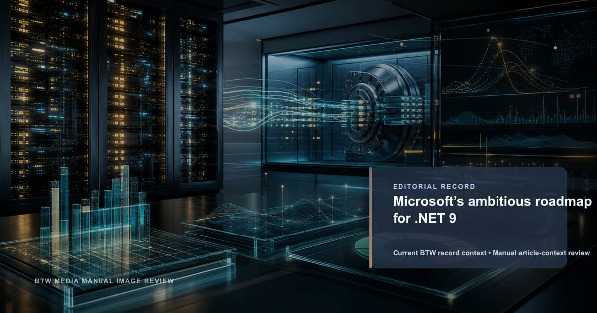 La feuille de route ambitieuse de Microsoft pour.NET 9