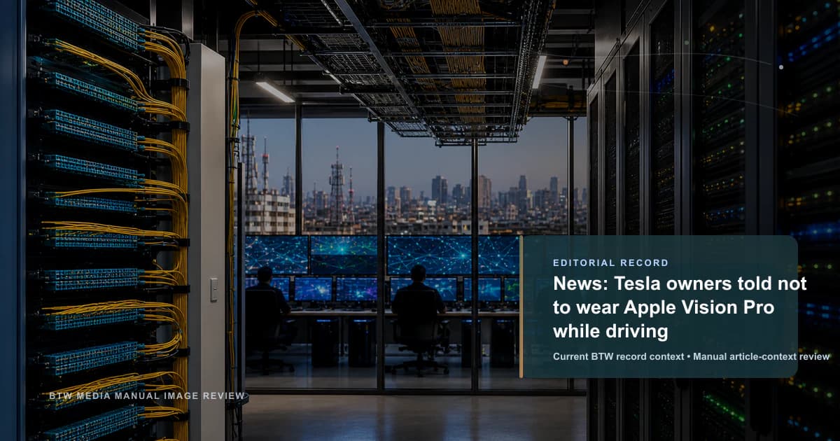 News: Tesla owners told not to wear Apple Vision Pro while driving reviewed editorial briefing visual