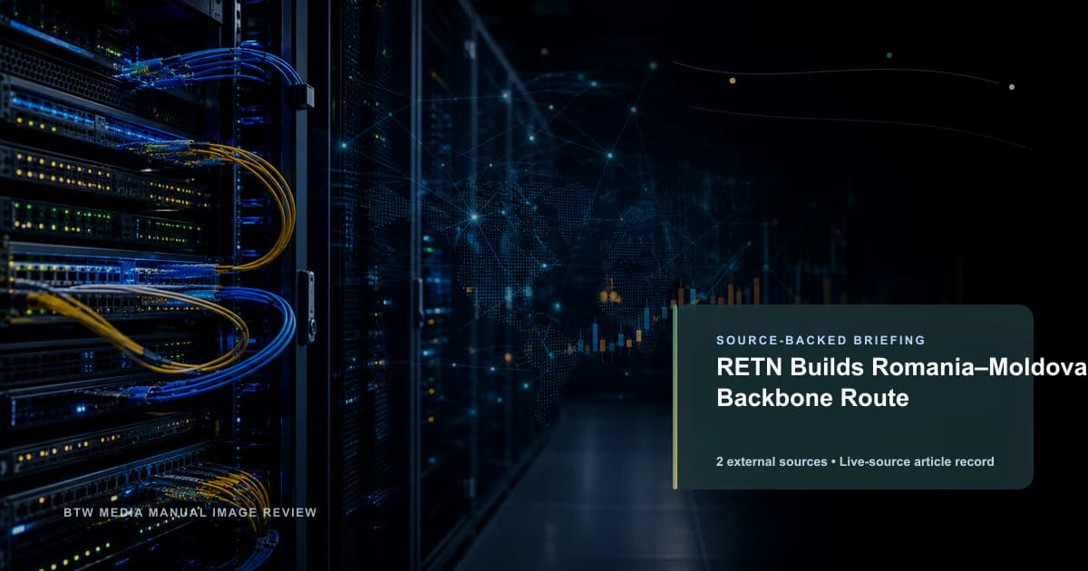 RETN construye ruta troncal Rumanía–Moldavia